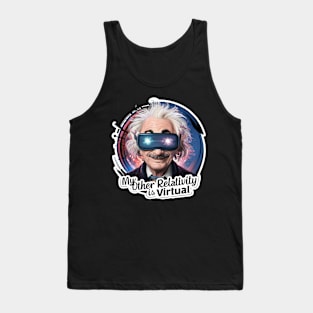 Funny Albert Einstein Tank Top